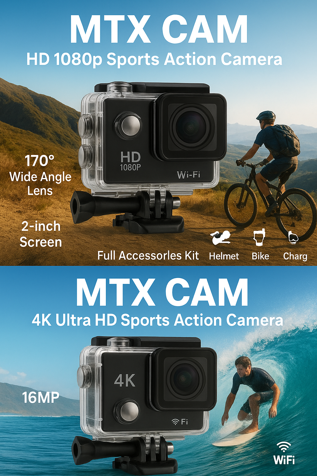πΈ 4K Ultra HD Action Camera β Capture Every Moment in Extreme Detail
