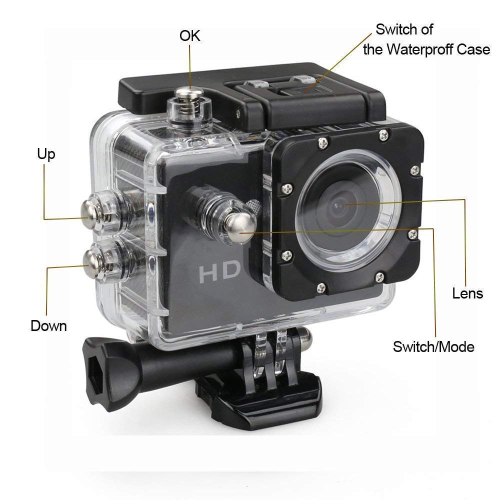 📸 2K HD Action Camera – Clear, Smooth & Budget-Friendly Performance