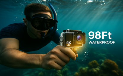 📸 4K Ultra HD Action Camera – Capture Every Moment in Extreme Detail